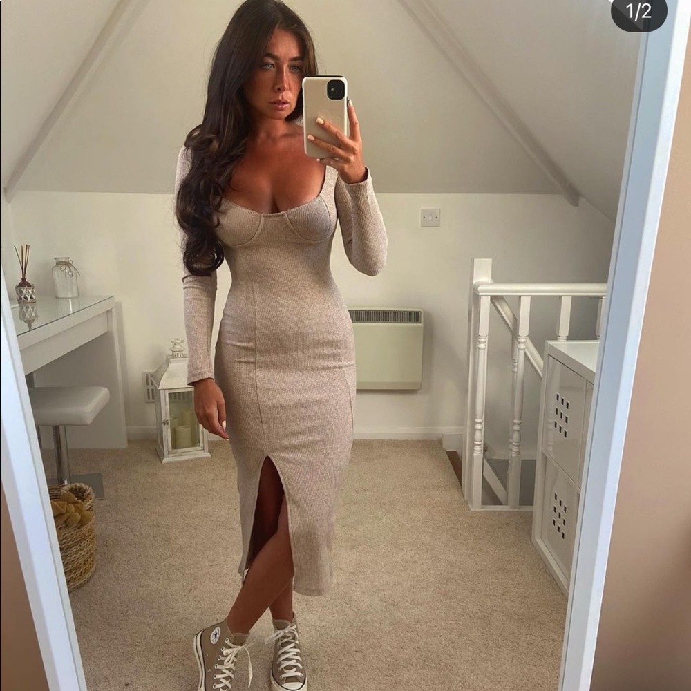 Bershka bustier dress